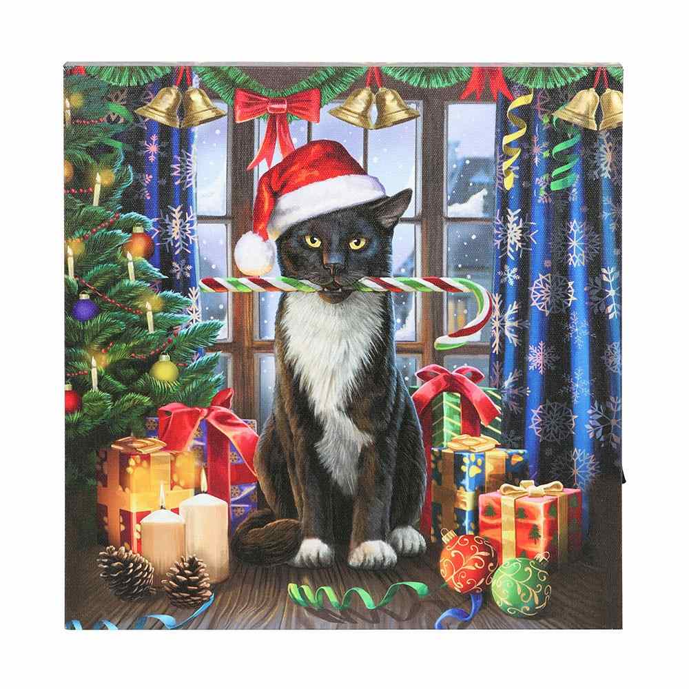 Something Different - Krampuss Light Up LED by Lisa Parker Canvas plaque - Multicolours